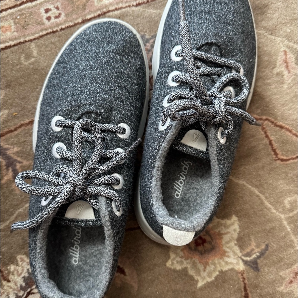 Allbirds Women's Wool Runner in Charcol - Picture 12 of 12
